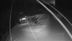 Modrá sjezdovka - dojezd k lanové dráze