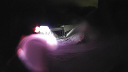 Modrá sjezdovka - dojezd k lanové dráze