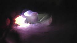 Modrá sjezdovka - dojezd k lanové dráze