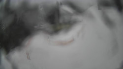 Modrá sjezdovka - dojezd k lanové dráze