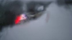 Modrá sjezdovka - dojezd k lanové dráze