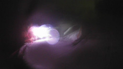 Modrá sjezdovka - dojezd k lanové dráze