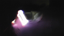 Modrá sjezdovka - dojezd k lanové dráze