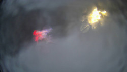 Modrá sjezdovka - dojezd k lanové dráze