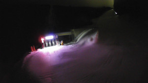 Červenohorské sedlo - Modrá sjezdovka - dojezd k lanové dráze - 23.2.2026 v 00:31