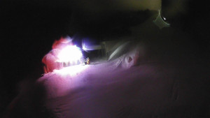 Červenohorské sedlo - Modrá sjezdovka - dojezd k lanové dráze - 23.2.2026 v 02:00