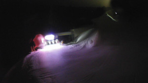 Červenohorské sedlo - Modrá sjezdovka - dojezd k lanové dráze - 23.2.2026 v 03:00