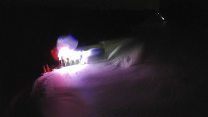 Červenohorské sedlo - Modrá sjezdovka - dojezd k lanové dráze - 23.2.2026 v 04:01