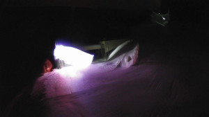 Červenohorské sedlo - Modrá sjezdovka - dojezd k lanové dráze - 23.2.2026 v 05:10