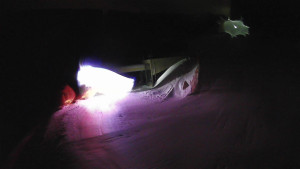 Červenohorské sedlo - Modrá sjezdovka - dojezd k lanové dráze - 23.2.2026 v 05:20