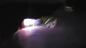 Červenohorské sedlo - Modrá sjezdovka - dojezd k lanové dráze - 23.2.2026 v 05:50