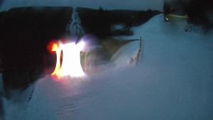 Červenohorské sedlo - Modrá sjezdovka - dojezd k lanové dráze - 23.2.2026 v 06:10