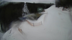 Červenohorské sedlo - Modrá sjezdovka - dojezd k lanové dráze - 23.2.2026 v 08:30