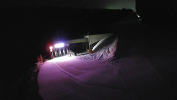 Modrá sjezdovka - dojezd k lanové dráze