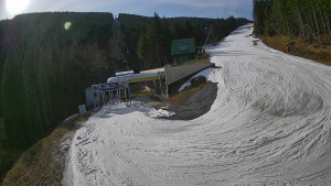 Červenohorské sedlo - Modrá sjezdovka - dojezd k lanové dráze - 23.3.2026 v 09:10