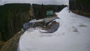 Červenohorské sedlo - Modrá sjezdovka - dojezd k lanové dráze - 23.3.2026 v 14:50