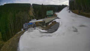 Červenohorské sedlo - Modrá sjezdovka - dojezd k lanové dráze - 23.3.2026 v 15:50