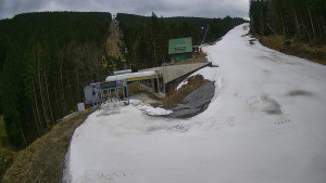 Červenohorské sedlo - Modrá sjezdovka - dojezd k lanové dráze - 23.3.2026 v 16:31