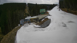 Červenohorské sedlo - Modrá sjezdovka - dojezd k lanové dráze - 23.3.2026 v 16:50