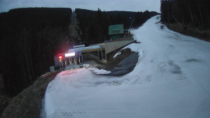 Červenohorské sedlo - Modrá sjezdovka - dojezd k lanové dráze - 23.3.2026 v 18:40