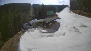 Červenohorské sedlo - Modrá sjezdovka - dojezd k lanové dráze - 24.3.2026 v 12:31