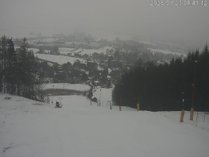 Ski areál Dlouhoňovice - Sjezdovka - 23.1.2026 v 08:45