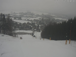 Ski areál Dlouhoňovice - Sjezdovka - 23.1.2026 v 10:45