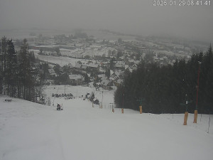 Ski areál Dlouhoňovice - Sjezdovka - 29.1.2026 v 08:45 Ski areál Dlouhoňovice - Sjezdovka - 29.1.2026 v 08:45