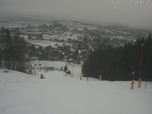 Ski areál Dlouhoňovice - Sjezdovka - 29.1.2026 v 10:45 Ski areál Dlouhoňovice - Sjezdovka - 29.1.2026 v 10:45