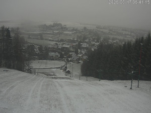 Ski areál Dlouhoňovice - Sjezdovka - 17.3.2026 v 06:45