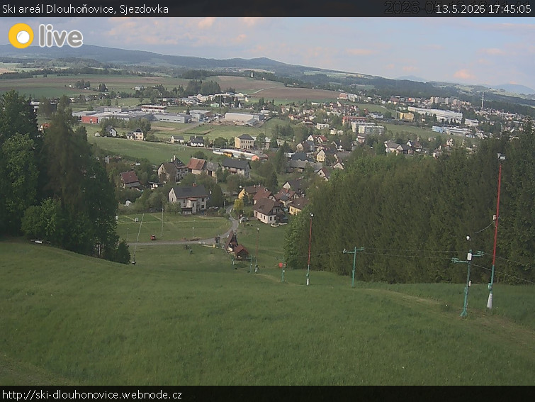 Ski areál Dlouhoňovice - Sjezdovka - 13.5.2026 v 17:45
