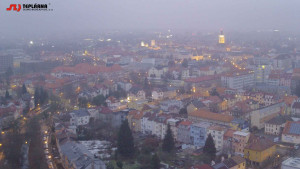 Město České Budějovice - Pohled na město - 17.1.2026 v 07:45
