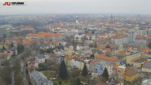 Město České Budějovice - Pohled na město - 14.2.2026 v 08:45
