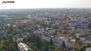Stadt České Budějovice - Blick auf die Stadt - 31.7.2026 v 18:45 Stadt České Budějovice - Blick auf die Stadt - 31.7.2026 v 18:45