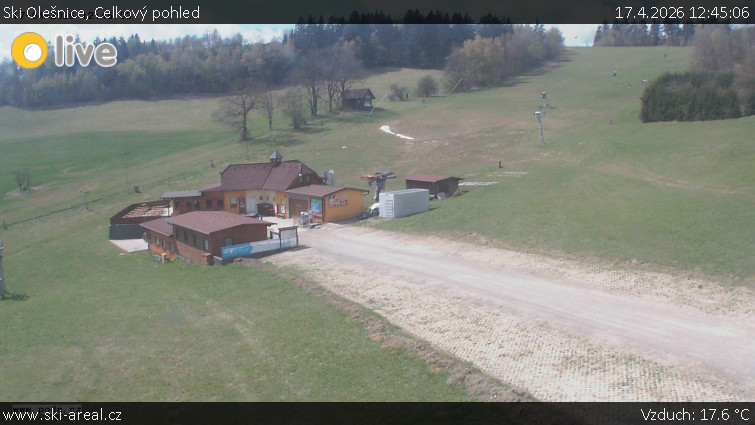 Ski Olešnice - Celkový pohled - 17.4.2026 v 12:45