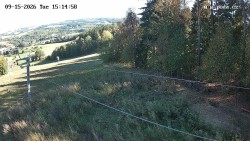 Ski lift A exit
