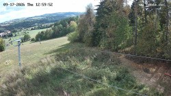Ski lift A exit