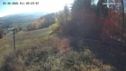 Ski lift A exit