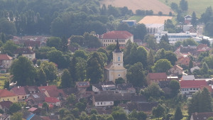 Město Olešnice - Pohled na město - 13.7.2025 v 07:45
