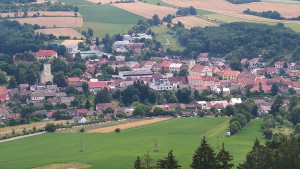 Město Olešnice - Pohled na město - 13.7.2025 v 10:45