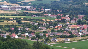 Město Olešnice - Pohled na město - 13.7.2025 v 12:45