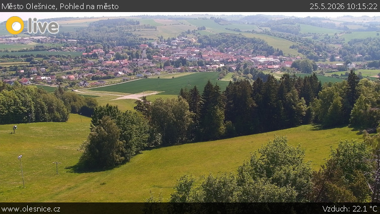 Město Olešnice - Pohled na město - 25.5.2026 v 10:15