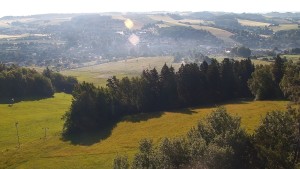 Stadt Olešnice - Blick auf die Stadt - 16.6.2026 v 06:48 Stadt Olešnice - Blick auf die Stadt - 16.6.2026 v 06:48