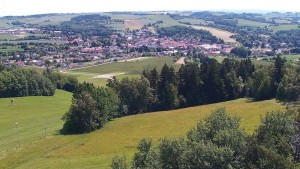 Stadt Olešnice - Blick auf die Stadt - 16.6.2026 v 10:47 Stadt Olešnice - Blick auf die Stadt - 16.6.2026 v 10:47