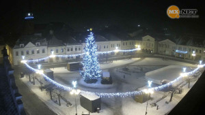 Město Bruntál - Náměstí Míru - 2.1.2026 v 02:45