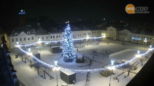 Město Bruntál - Náměstí Míru - 2.1.2026 v 05:45