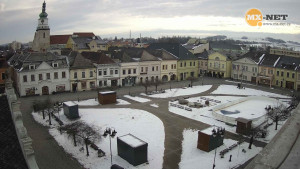 Město Bruntál - Náměstí Míru - 21.2.2026 v 07:45