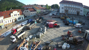 Město Tišnov - Náměstí Míru - 15.8.2025 v 07:45