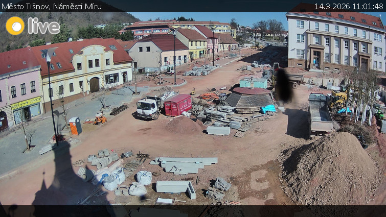 Město Tišnov - Náměstí Míru - 14.3.2026 v 11:01
