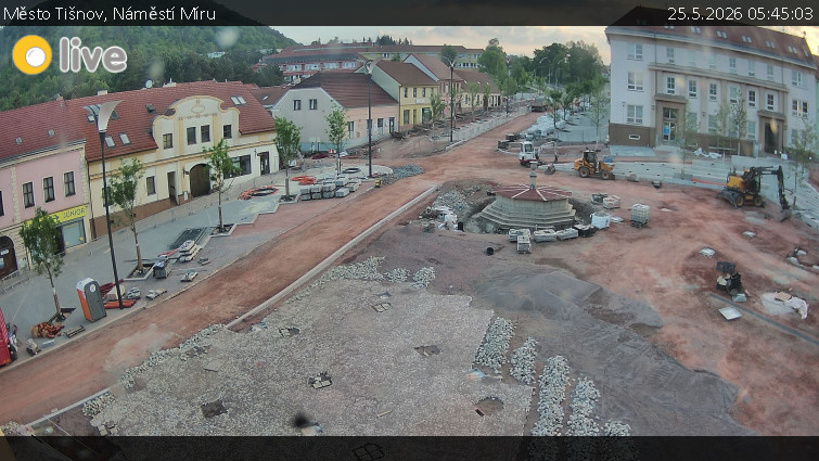 Město Tišnov - Náměstí Míru - 25.5.2026 v 05:45